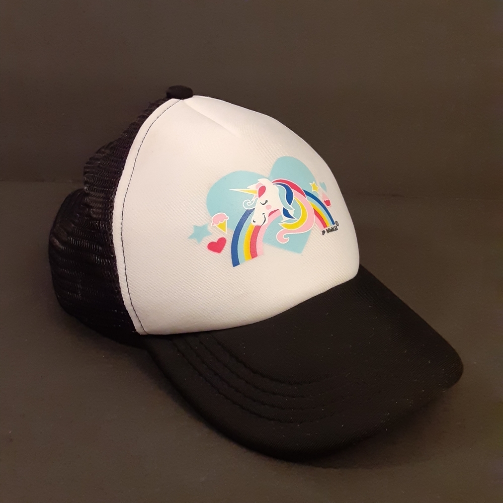 JP DOODLES - Unicorn Kids Trucker Hat - 52 cm, (Fits most 2-5 yrs.)